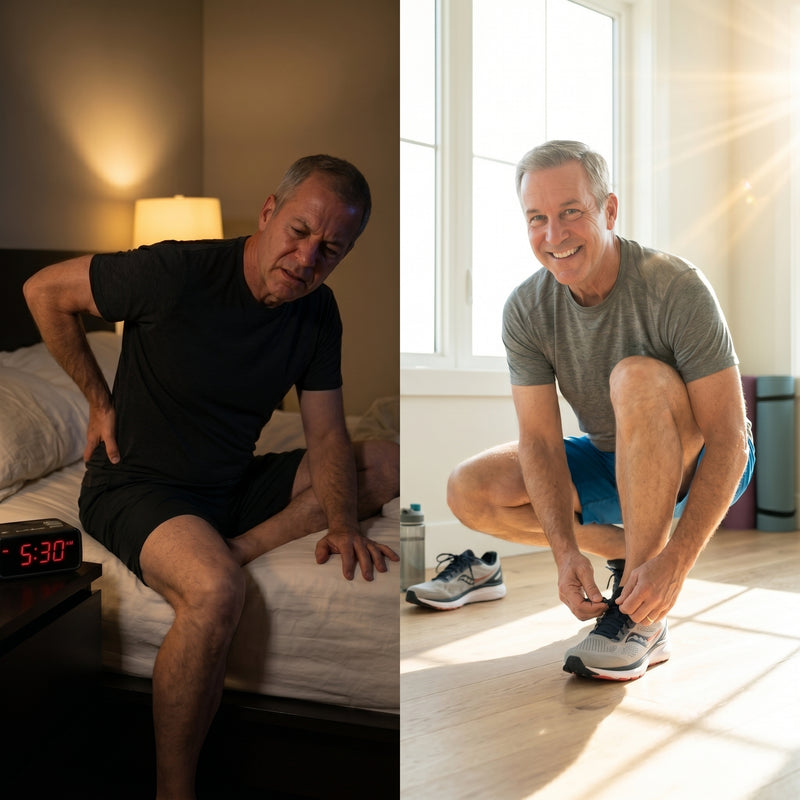 Before and after results for David H.