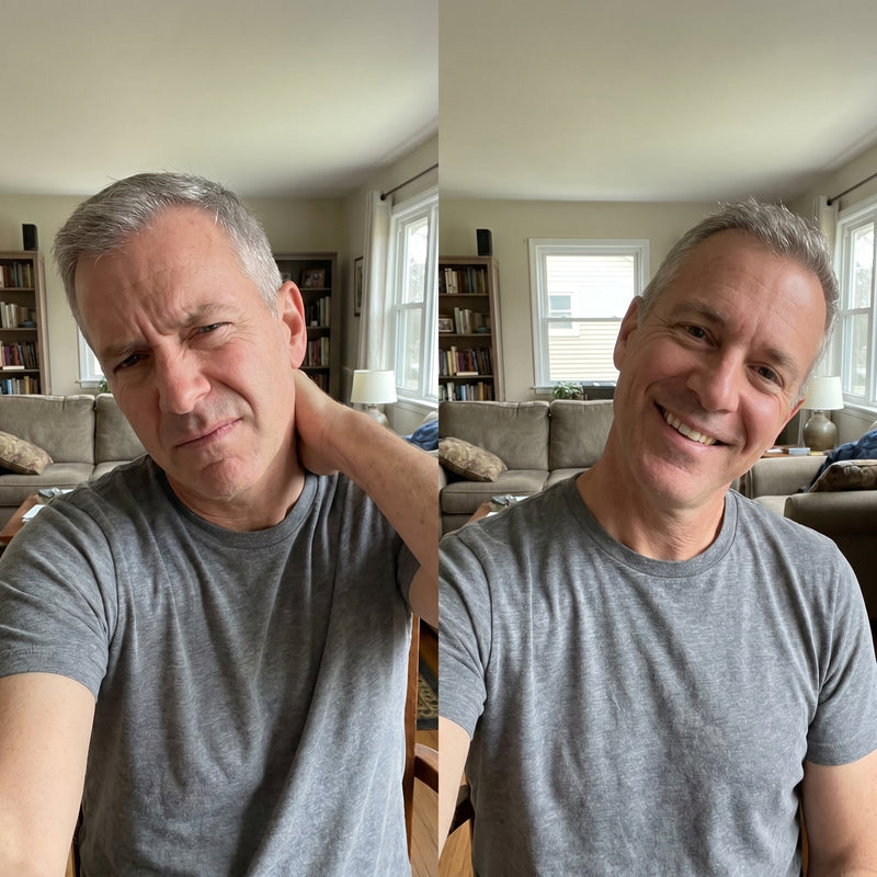 Before and after results for Mark S.