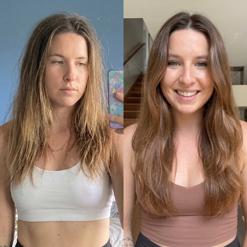 Before and after results for Jessica M.